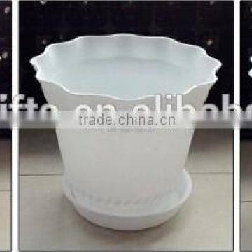 gardening Multicolor green plastic resin Roman flower pot