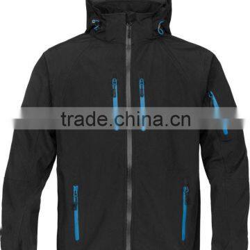 Without hood polyester softshell jacket