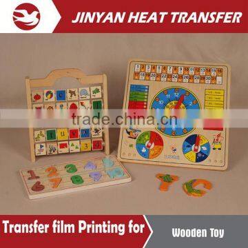 heat transfer film for wooden toy