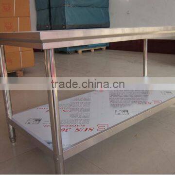 201Stainless Steel Work Table,Work Bench,Commercial Stainless Steel Working Table With Undershelf photo-3