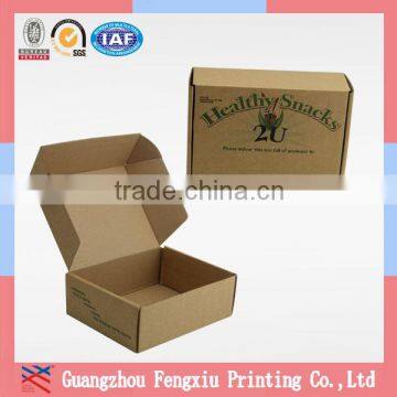 2016 Hot Sale Custom Square Corrugated Cardboard Postal Boxes