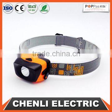 Poppas T10 3AAA battery operated running outdoor waterproof camping walking head lamp