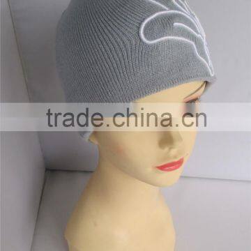 Wholesale Embroidery Artwork 100%Acrylic Custom Made Beanie photo-3