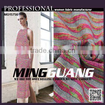 2016 fashion lady's hot sell knitted rib fabric sell by factory