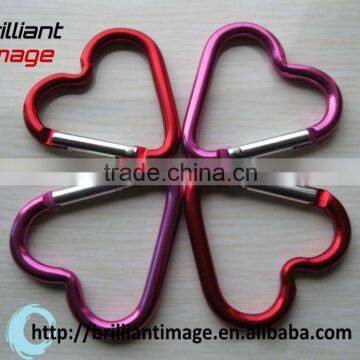 Heart shape Aluminium Carabiner/Climbing Carabiner/Carabiner Rock Climbing