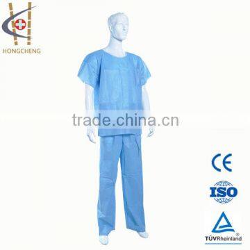 Non woven PP blue hospital surgical doctor clothing