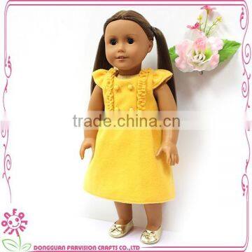 Fashion Girls Toys Pretty Vinyl Girl Doll Baby Vinyl Plastic Doll photo-3