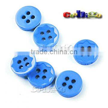 18L(11.5mm) Resin Buttons Laser Figure 4 Holes Sewing Craft For Bag Shoe Garment Toy #FLN015(Mix-s)