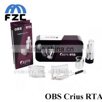 100% Original Atomizer Side filling OBS Crius RTA cuboid mini available