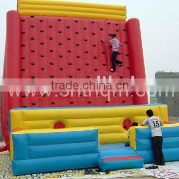 inflatable rock climbing wall