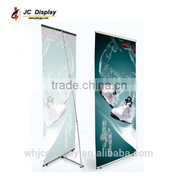 Best selling Aluminum retractable L banner stand in size