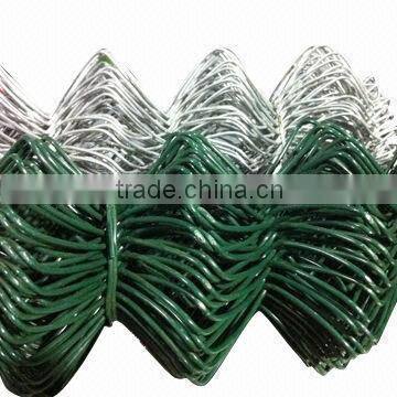 Road using security pvc coating chain link fence for AU standard