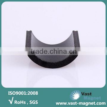 Permanent bonded neodymium curved magnets for motor