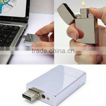 2014 new product wholesale cigarette lighter usb flash drive free samples made in china