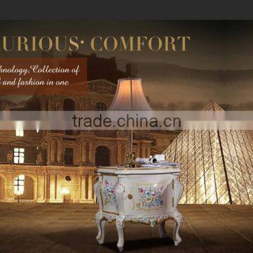 Luxury French Style Bedroom Furniture Bedstand photo-4