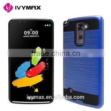 Amazon best seller hybrid shockproof phone back cover mars combo case for LG Stylo2 plus/MS550/K530/K535 telefonos celulares