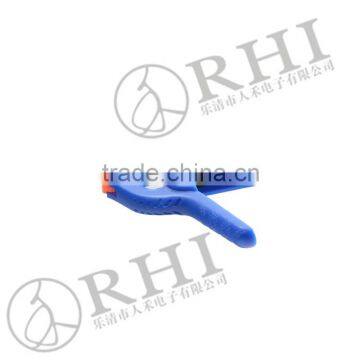 RHI 2inch bule small plastic wire spring clamp