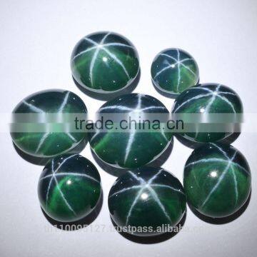 115.90 Ct Emerald Green Star Sapphire 6 Rays Lab Created Stone