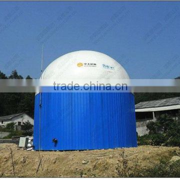 Dual Membrane Bio methane Gas holder on Biogas Digester