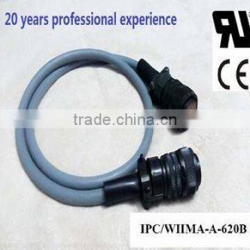 MIL/MS3106A - 20-3 3PIN F/M 3*12# (solder +assembly) circular connector The servo wire harness