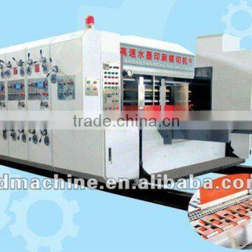 [RD-A1200-3000-3] Cardboard die cutting machine with 3 color printing slotting