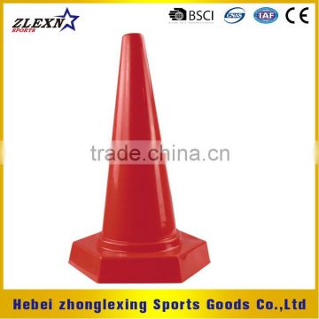 colorful 18" PE sports training soccer marker cone for speed training