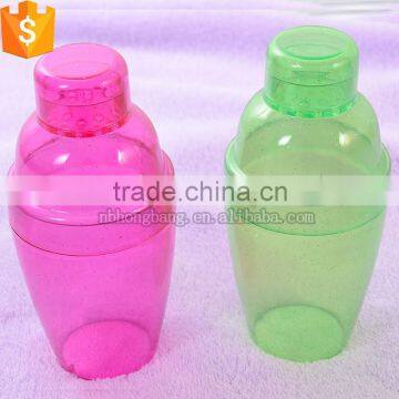 high quality plastic cocktail shaker set