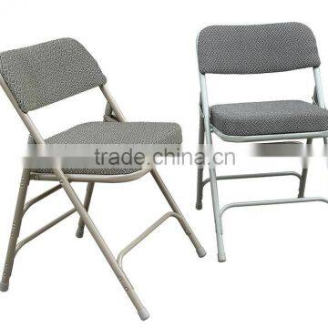 Fabric Vinyl Upholstered Folding Chair