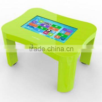 Children school LCD multi touch screen table kisok for education