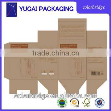 Buckle bottom paper box for packaging