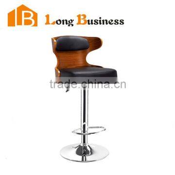 LB-5037 Discount Promption PU Design Bar Stools For Sale, wooden bar chair