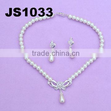 cheap fake pearl necklace set