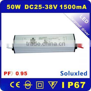 LED DRIVER power supply waterproof IP67 50W