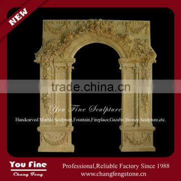 Classic Elegant Marble Door Surround For Sale