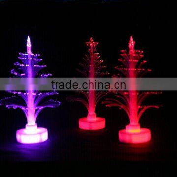 Colorful Flashing LED Christmas Tree/Christmas tree with multi function controll LED fiber optic Christmas tree