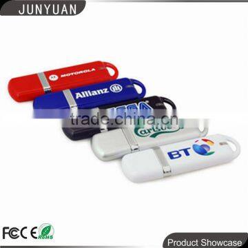 Portable Mini Plastic USB Flash Drive Customized Logo