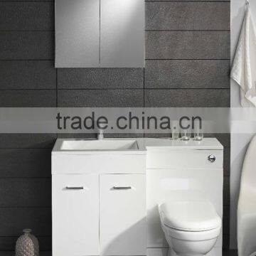 NEW Modern Vanity Cabinet With Back To Wall Unit