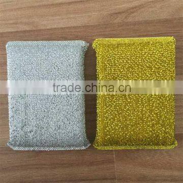 Hot sale colorful kitchen sponge scouring pad scourer