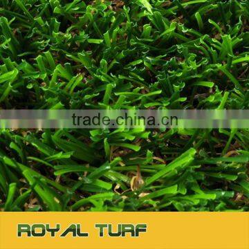 super quality Natural colour synthetic turf for landscape U shaped fiber