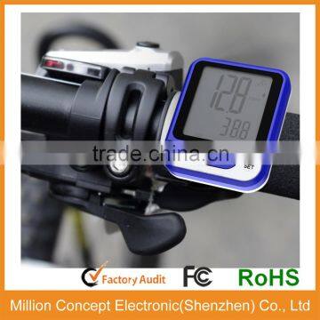 Waterproof bike computers for cycling large LCD displa with heart rate monitor CE RoHs tested