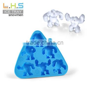 New style 100% food grade SNOW MONSTERS ice cube mold