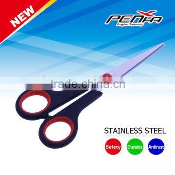 7" Popular cheap price office scissors with plastic handle