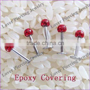 Wholesale High Polish Stainless Steel Unique Labret Studs [FC-960C]