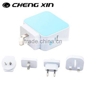 3 Pin Port Wall Socket With Usb Car Charger Plug Adapter photo-3