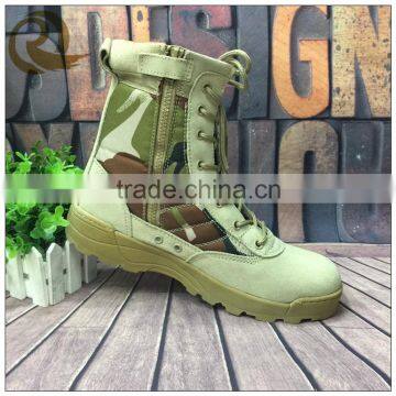 Hot sale camouflage used army military combat tactical boots