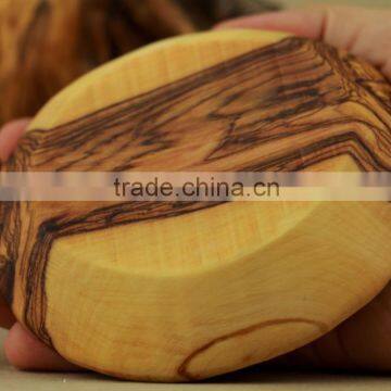 Olive Wood Carved Serving Plate Kitchen Accessory photo-4