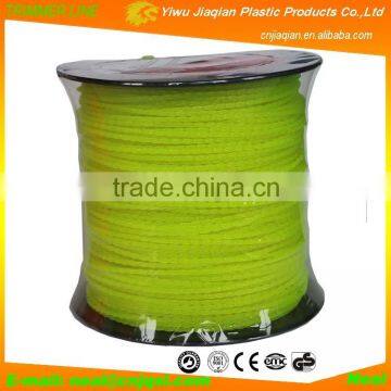 Spool Trimmer Line 5LB Square Spiral Shape Light Yellow Colored Mowing Line Nylon Grass Trimmer Line