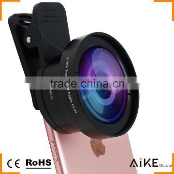 37mm 0.45X Super Wide Angle Mobile Phone Lens with 20x Super Macro Lens for iPhone 6S Plus SE Samsung S7 S6 Note 5 Camera lens