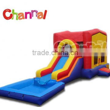 Whosale simple design inflatable water combo bouncer