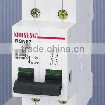 light switch circuit breaker dc 400v switch mcb factory